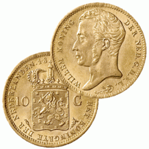 10 Gulden goud 1823U